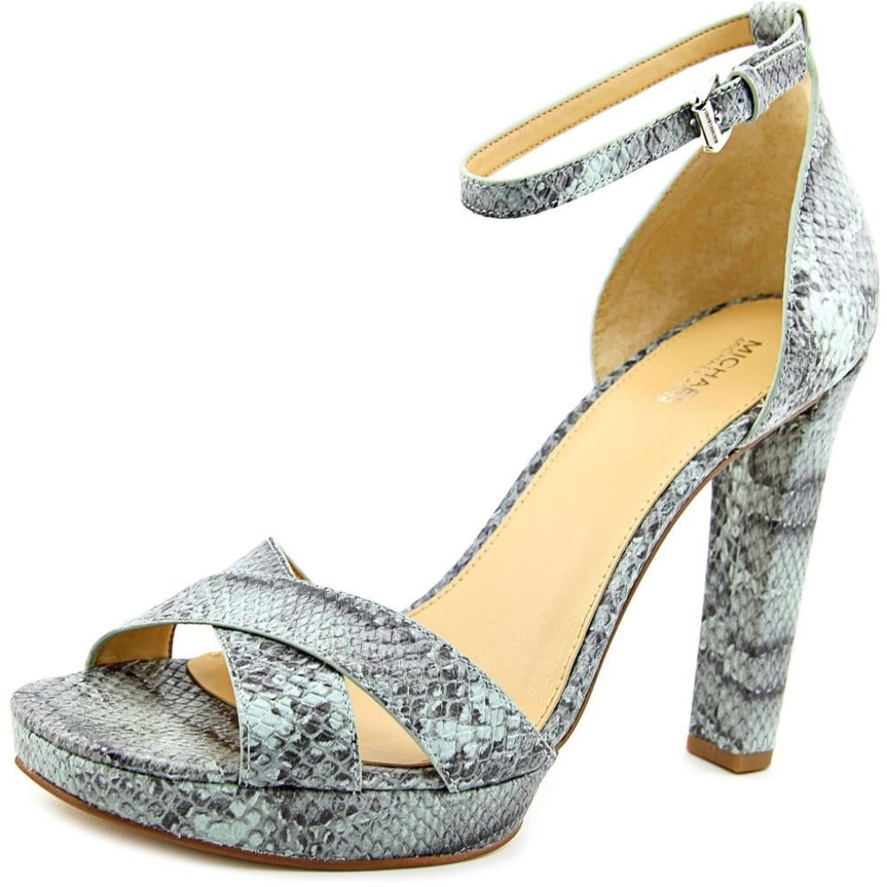 MICHAEL Michael Kors Divia Ankle Strap Platform Sandals - Celadon